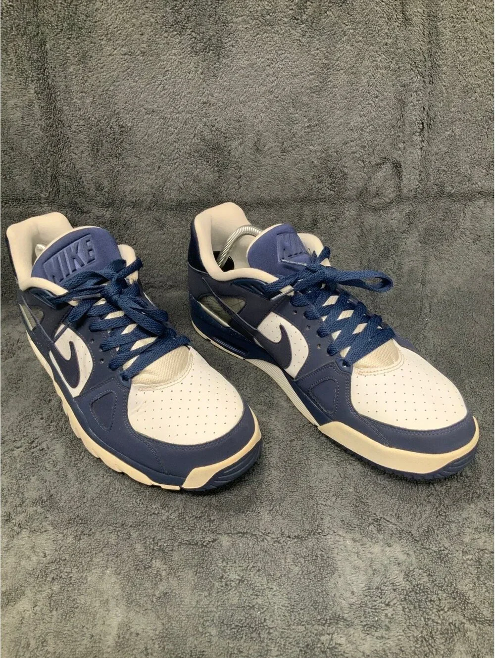 Nike Air Trainer Classic White Midnight Navy 488059-102 Men’s Size 10